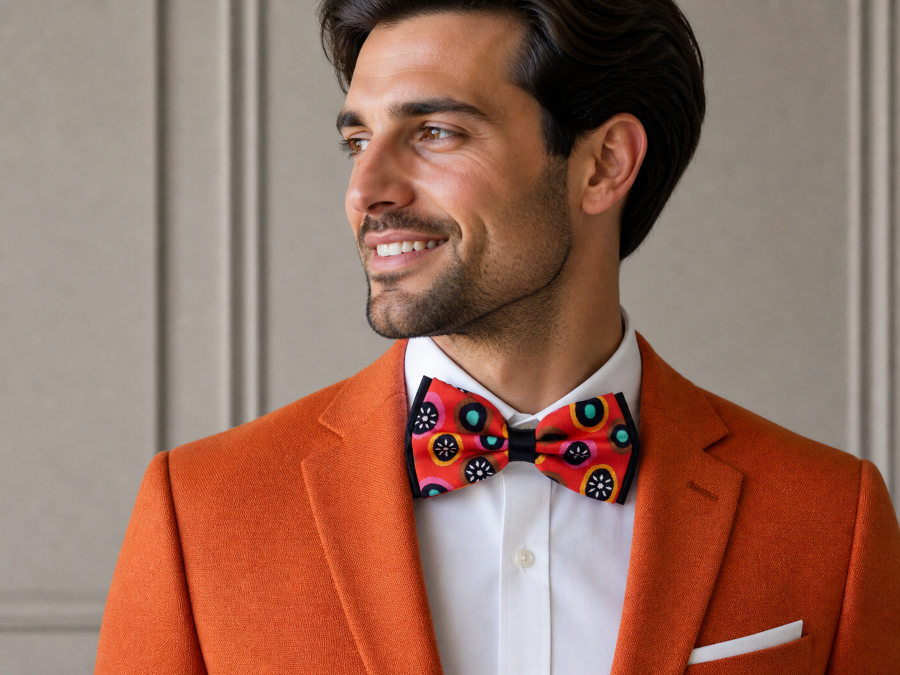 silk bow tie