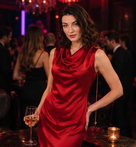 SILK WOMEN'S DRESS